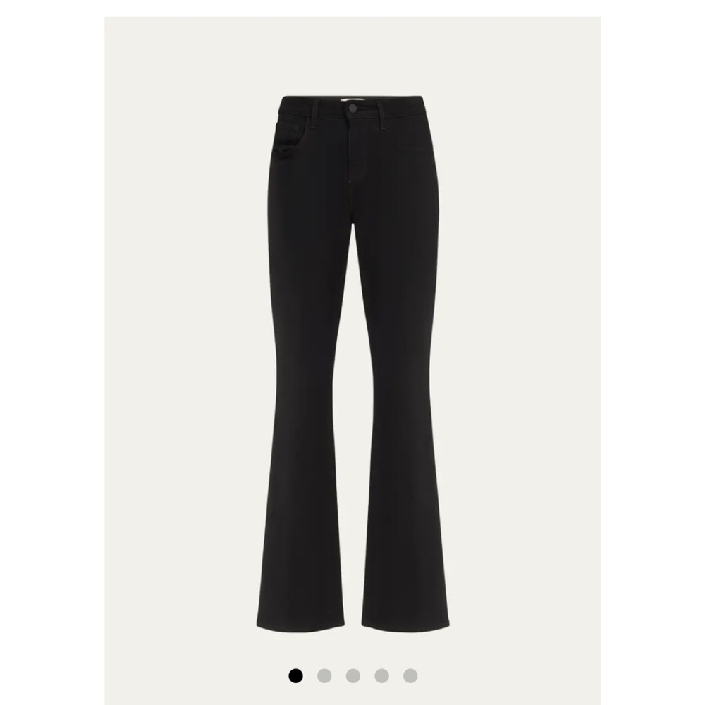 L’agence Oriana High-Rise Coated Straight Jeans